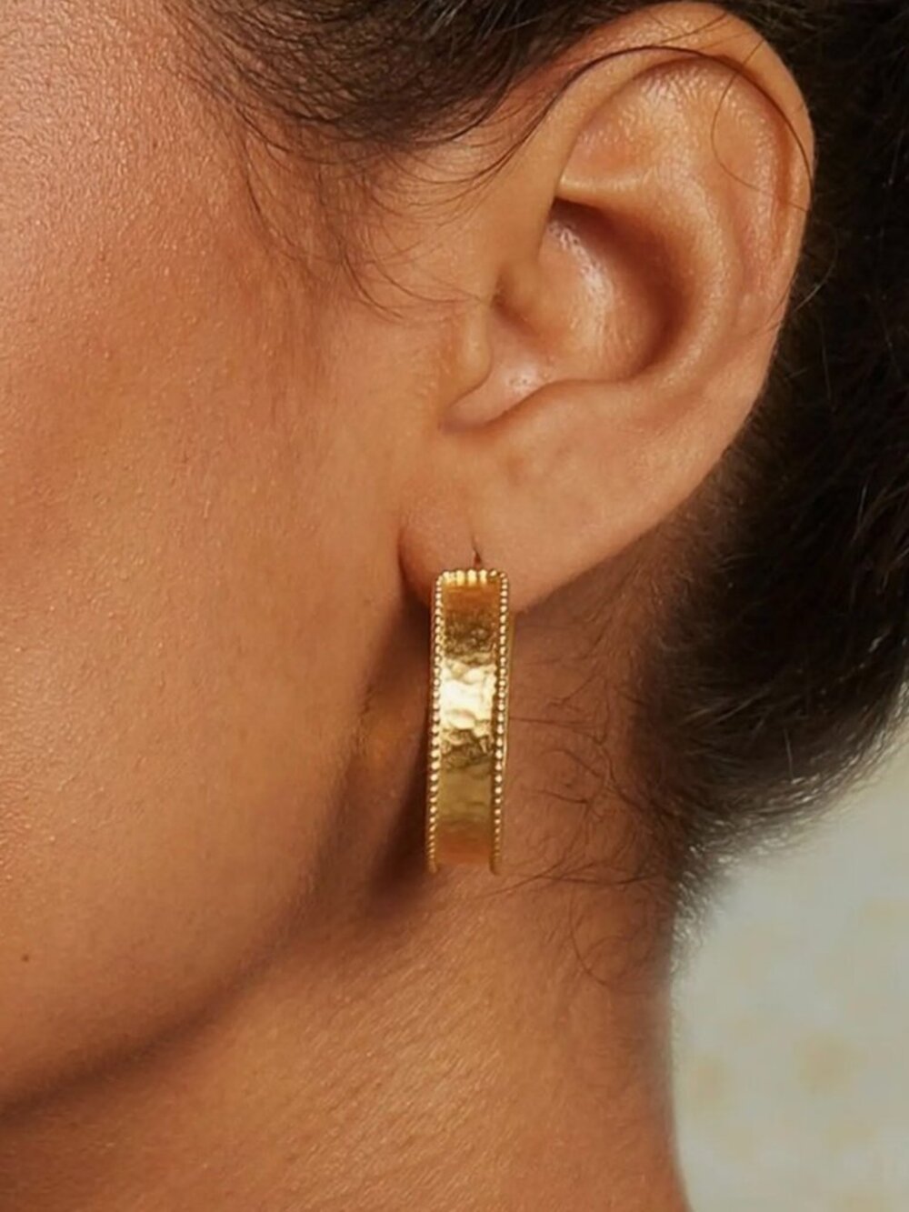 Satya Jewelry - Bold Spirit Gold Hoop Earrings